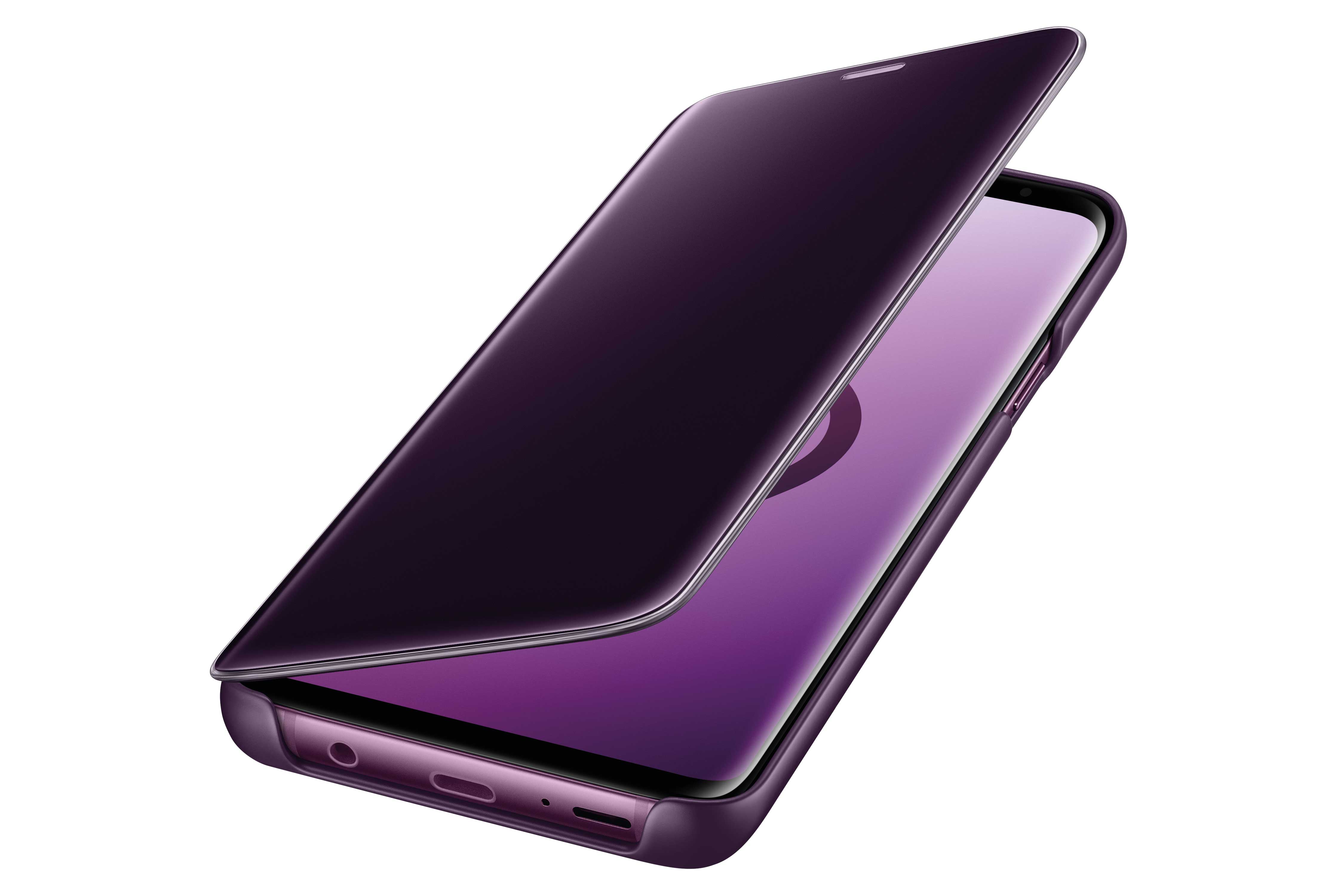 Clear View Standing Cover (Purple)